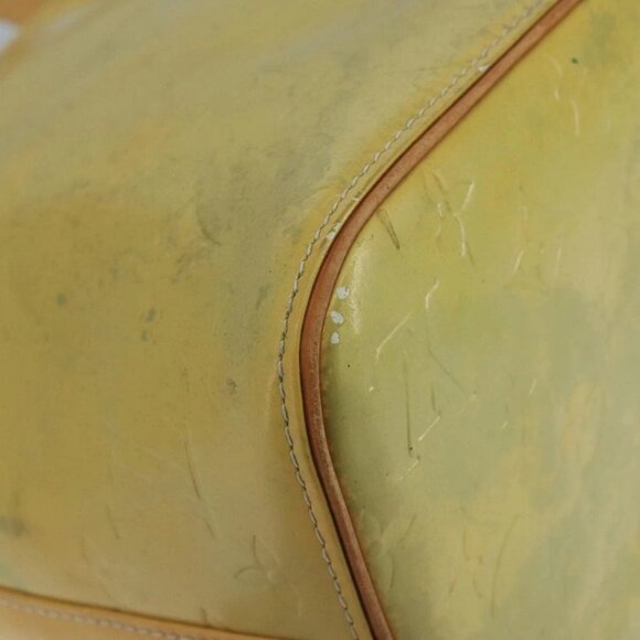 LOUIS VUITTON Monogram Vernis Houston Hand Bag Gris M91053 LV Auth 101664 - Picture 5 of 16